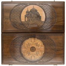 Нарды резные "Рипсиме - Орнамент" 60