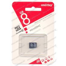 Карта памяти 8 Gb SmartBuy MicroSD (Class10)