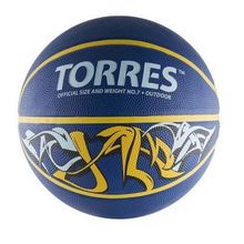 Мяч баскетбольный Torres Jam р 7 любительский, резина, клееный