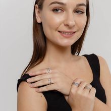 Безразмерное кольцо "Звезда" (арт. 76065-89)