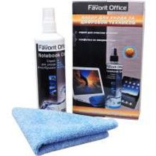 FAVORIT OFFICE "Notebook Clean Complete" набор для очистки чувствительных поверхностей техники (спрей 50 мл и салфетка микрофибра 18 x 18 см) F440013