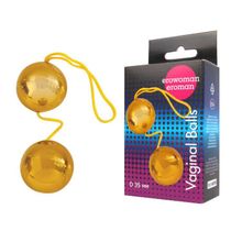 Bior toys Золотистые вагинальные шарики Balls