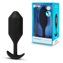 Черная вибропробка для ношения Vibrating Snug Plug 5 - 16,5 см. (246905)