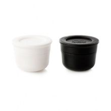 Monbento с крышкой Temple малые 2 шт черная, белая