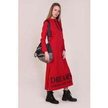 Платье длинное с капюшоном - InformaL-2 | красный