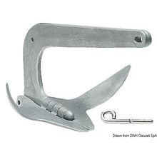 Osculati Trefoil Anchor, foldable 7.5 kg, 01.104.07