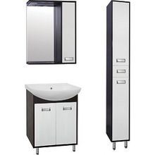 Тумба с раковиной Style Line Эко Стиль W №9 65 белая, венге