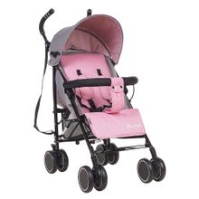 BAMBOLA Коляска трость PALLINO Т.Серый Розовый  (разъемный бампер, чехол на ножки) 2 шт кор