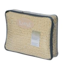 Чехол "KARNA" для кресла без юбки цвет кофейный