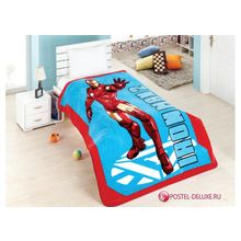 TAC Плед Детский Ironman 2 Цвет: Голубой (160x220 см.)