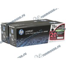 Комплект картриджей HP "78A Dual Pack" CE278AF (черный, двойной) для LJ Pro P1566 P1606dn M1536 [112957]