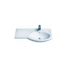 Раковина 90 см столешница IDO Mosaik асимметричная правая