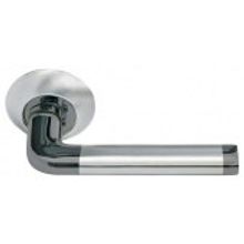 Ручки дверные Morelli MH-03 SN CP Белый никель полированный хром