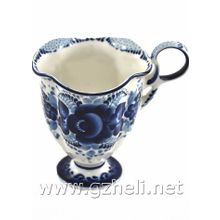 Бокал "Радость". Гжельский фарфор. арт. 3089