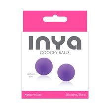 Фиолетовые вагинальные шарики без сцепки  INYA Coochy Balls Purple Фиолетовый