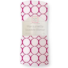 SwaddleDesigns Marquisette Mod Circles фуксия
