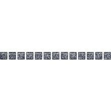 KERAMA MARAZZI POF003 Карандаш Бисер черный серебро 20х1.4