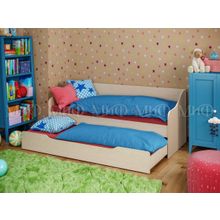 Кровать детская с дополнительным спальным местом (ящиком) Вега - 2