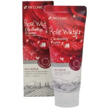 3W Clinic Rose Water Cleansing Foam 100 мл