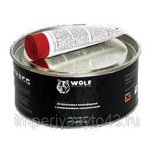2К Шпатлевка полиэфирная с алюминиевым наполнителем (1 кг) WOLF 105.1000