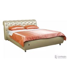 Сильва Кровать «Эмили» 1600 со стразами   фиора беж ID - 307602