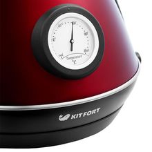 Стильный и Надежный Чайник Kitfort KT-644-3, красный