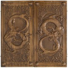 Нарды резные "Дракон"