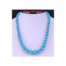 Бусики-Колечки Бусы Прес. Бирюза "Классика 6-14" арт.ПБР-1(6-14)-46-1