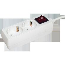 Удлинитель   У02К 2-местный, с выключателем, 5м, с заземлением, WYP10-16-02-05-ZK-N | код. WYP10-16-02-05-ZK-N |  IEK