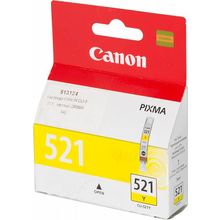 Картридж струйный Canon CLI-521Y для PIXMA iP3600 4600 MP540 620 630 980 (9мл) желтый