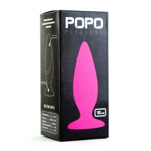 POPO Pleasure Розовая анальная пробка POPO Pleasure - 10 см. (розовый)