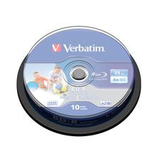 BD-R диск Printable 25 Gb 6х Verbatim. 10 дисков.
