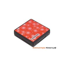Картридер USB 2.0 Konoos UK-15, 5 разъемов для карт памяти (SD MMC SDHC MS M2 XD TF), коробк