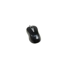 мышь Mays MN-110U, оптическая, 800dpi, USB, black, черная