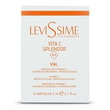 Комплекс с витамином C и Протеогликанами Levissime Vita C Splendor + GPS Vials 6x3мл