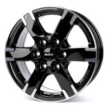 Колесные диски Alutec Titan 7,5R17 6*130 ET55 d84,1 Diamond Black Front Polished [TIT75755M93-1]