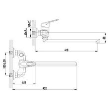 Смеситель Lemark Luna LM4117C универсальный