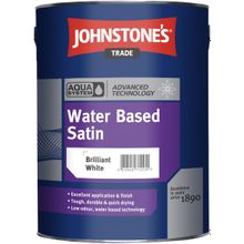 Johnstones Aqua Water Based Satin 2.5 л белая база L