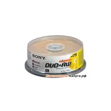 Диски DVD+RW 4.7Gb Sony 4x  25 шт  Cake Box