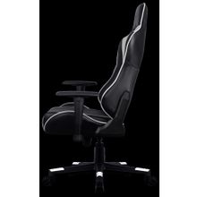 Кресло для геймера Aerocool AC220 AIR-BW , черно-белое, с перфорацией
