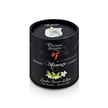 Plaisir Secret Массажная свеча с ароматом белого чая Jardin Secret D asie The Blanc - 80 мл.