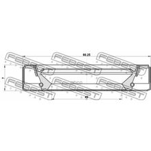 Сальник Коробки Передач Nissan Qashqai J10e 2006.12-2013.12 [El] Febest арт. 95GEY51660707R