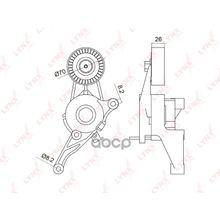 Натяжитель Ремня Навесного Оборудования Audi A3 1.9d-2.0d 03-08, Skoda Octavia(1u Z) 1.9d-2.0d 05>   Superb(3t) 1.9d-2.0d 08>, Vw Caddy Iii 1.9d-2.0d 04-10   Golf V 1.9d-2.0d 03-08   Jetta 1.9d-2.0d 05-10   Passat 1.9d-2.0d 05-08   Sharan 1.9d-2.0d 00-10 