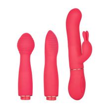 California Exotic Novelties Коралловый вибратор с 3 сменными стволами Dynamic Trio