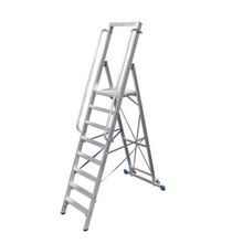 STABILO лесница-стремянка, оборудованная большой площадкой и поручнем, 12 ступенек