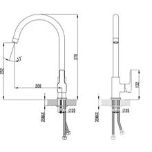 Смеситель Lemark Basis LM3605C для кухни