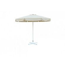 Зонт уличный Митек D2,5 м  круглый с воланом, стальной с подставкой