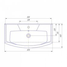 СанТа Тумба с раковиной Турин 85