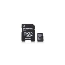 карта памяти TransFlash 32Gb MicroSDHC Class 10 UHS-I Transcend Premium, TS32GUSDU1, адаптер