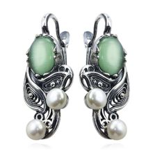 Серьги с улексом (посеребрение), Magia di Natura (арт. 76592-1)